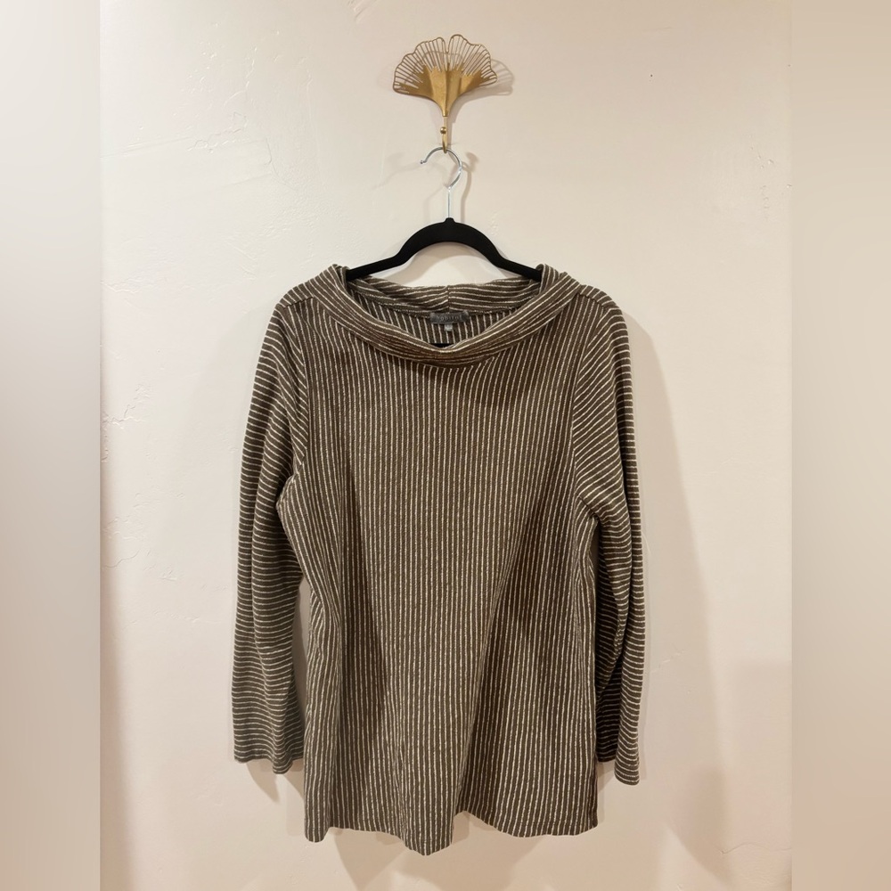 Habitat Striped Cowl Neck Long Sleeve Top – Size L | A9